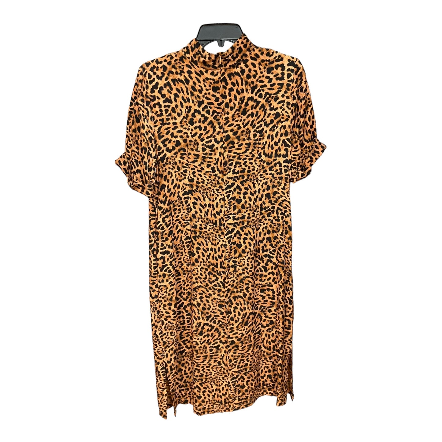 Animal Print Dress Casual Maxi Chicos, Size M