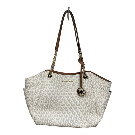 White Handbag Designer Michael Kors, Size Large