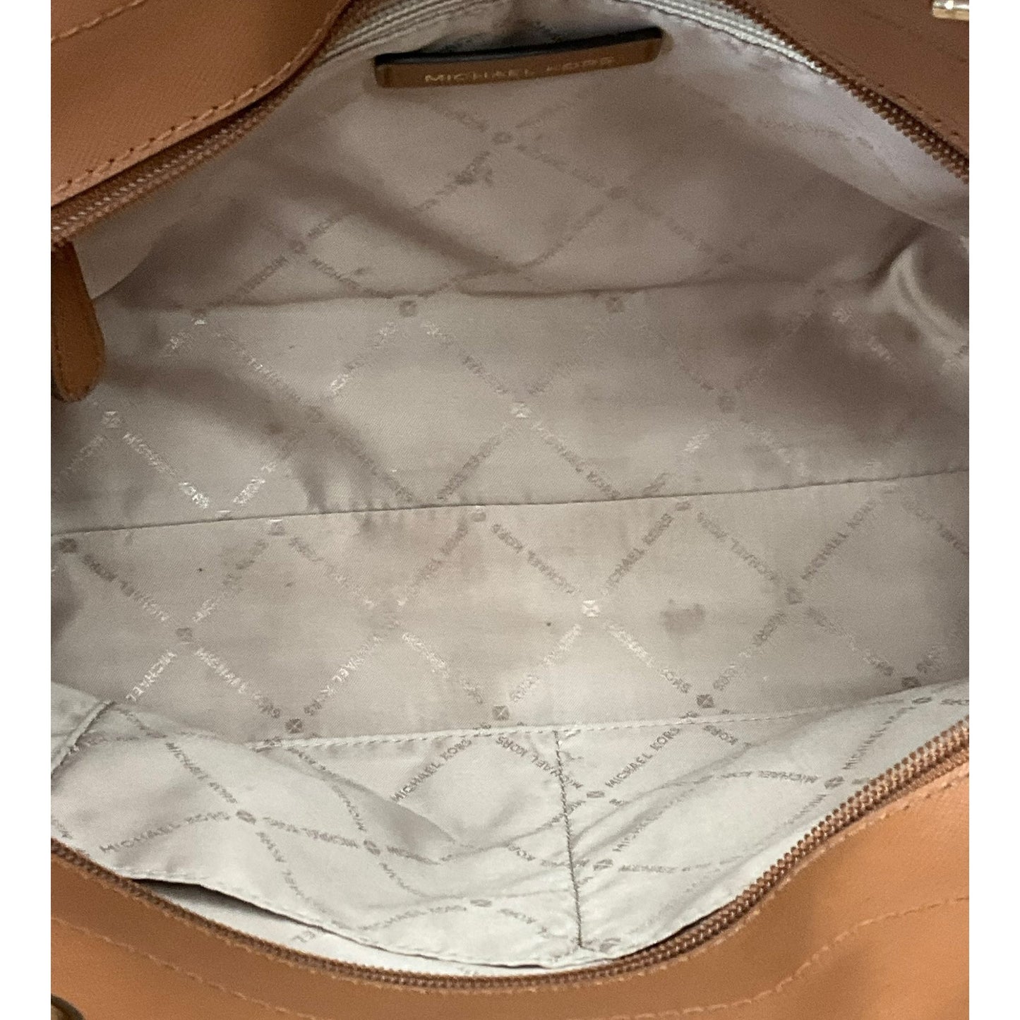 White Handbag Designer Michael Kors, Size Large