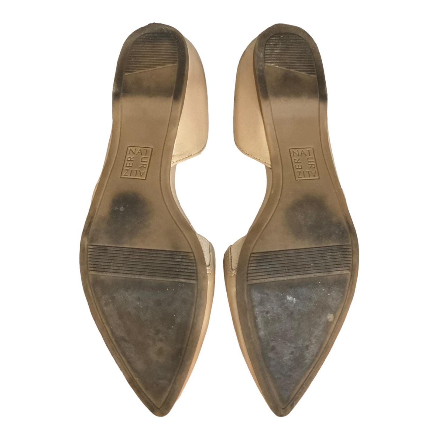 Beige Shoes Heels Wedge Naturalizer, Size 8.5
