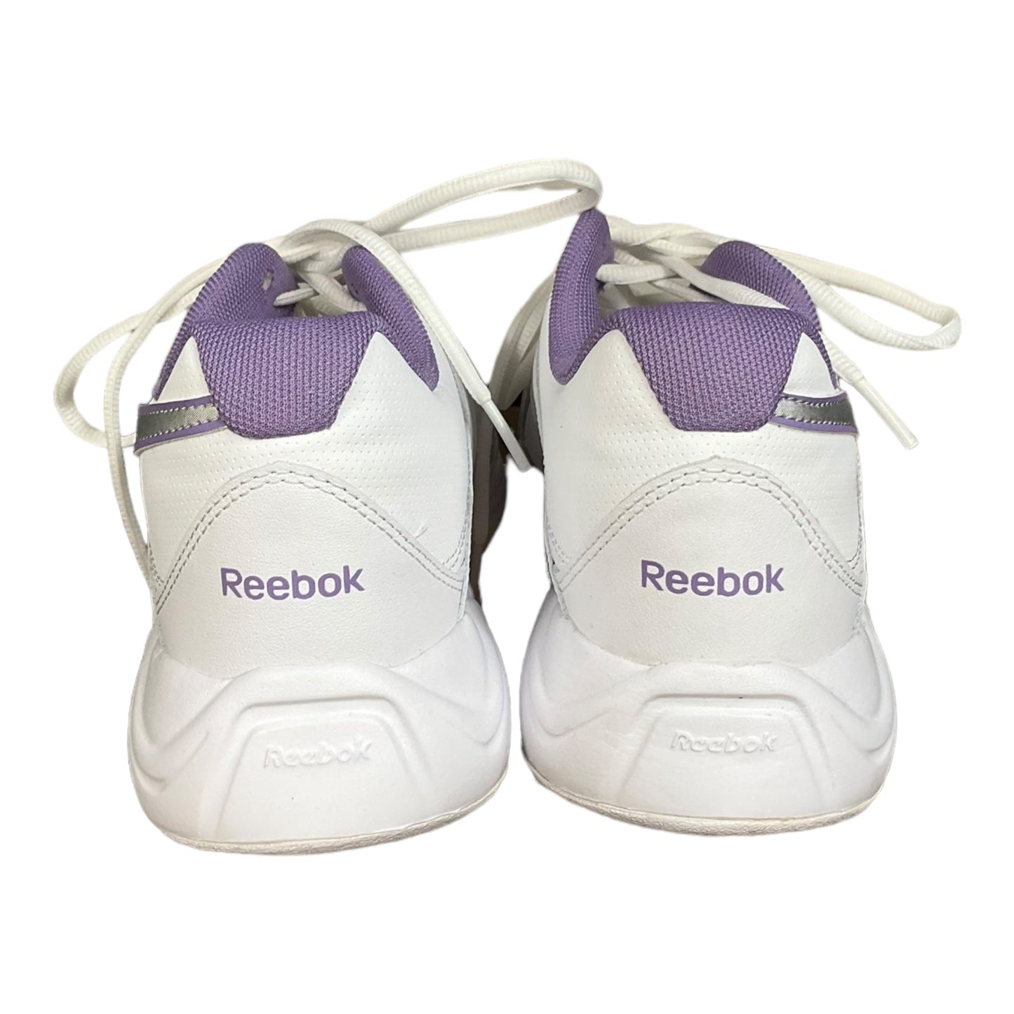 Purple & White Shoes Athletic Reebok, Size 9
