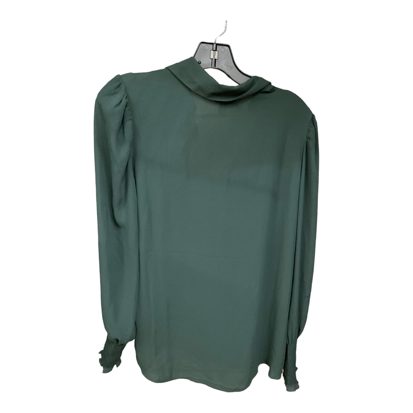 Green Blouse Long Sleeve Express, Size S