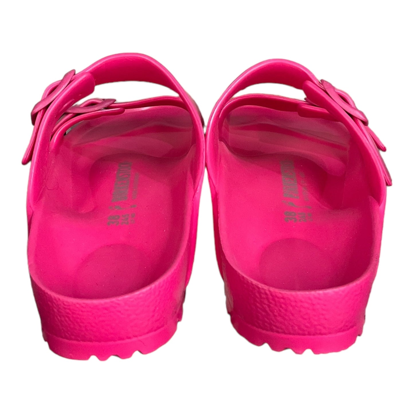 Pink Sandals Flats Birkenstock, Size 7