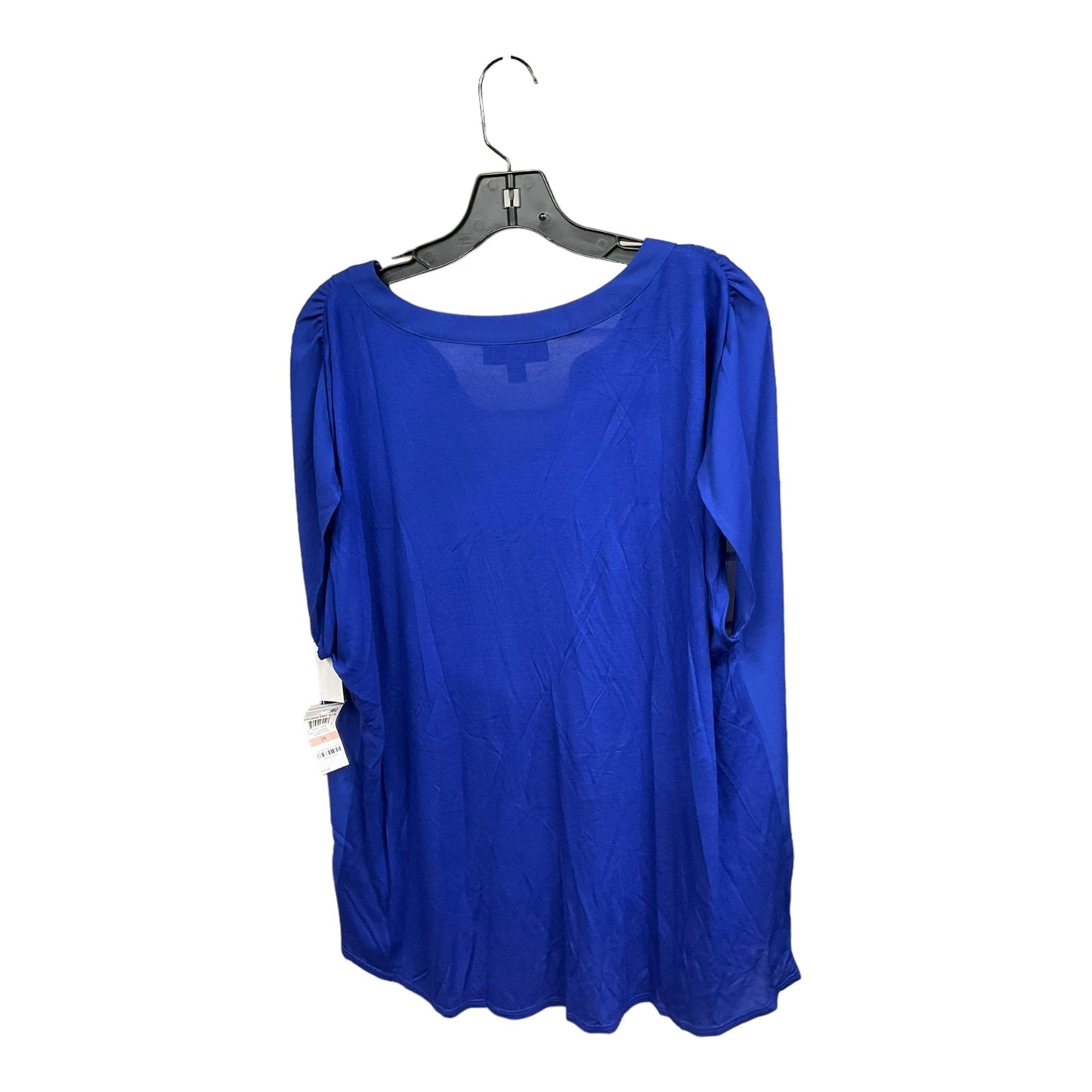 Blue Blouse Sleeveless Inc, Size 2x
