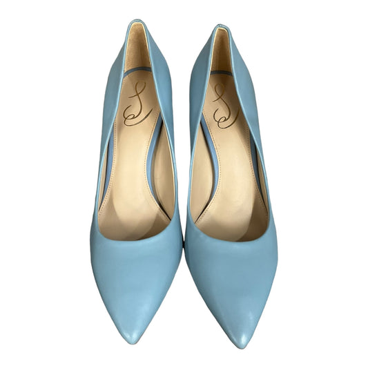 Blue Shoes Heels Stiletto Sam Edelman, Size 10