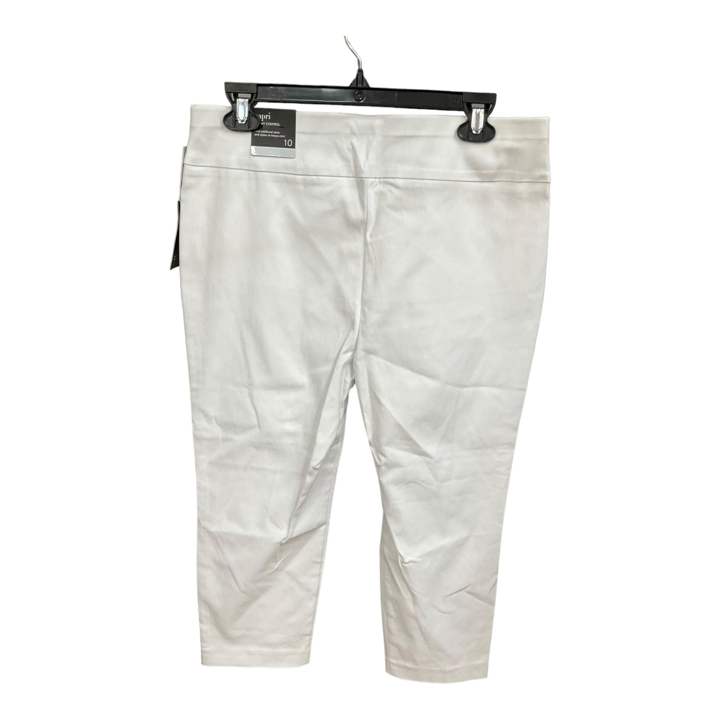 White Pants Cropped Alfani, Size 10