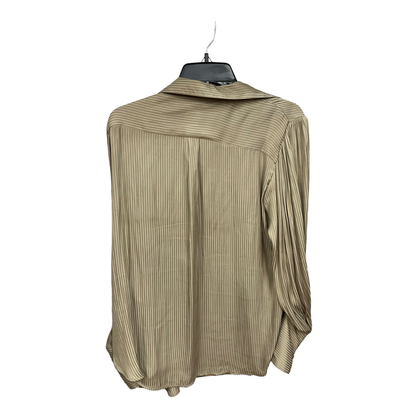 Green Blouse Long Sleeve Free People, Size L