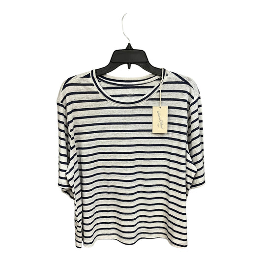 Striped Pattern Top Short Sleeve Universal Thread, Size Xxl