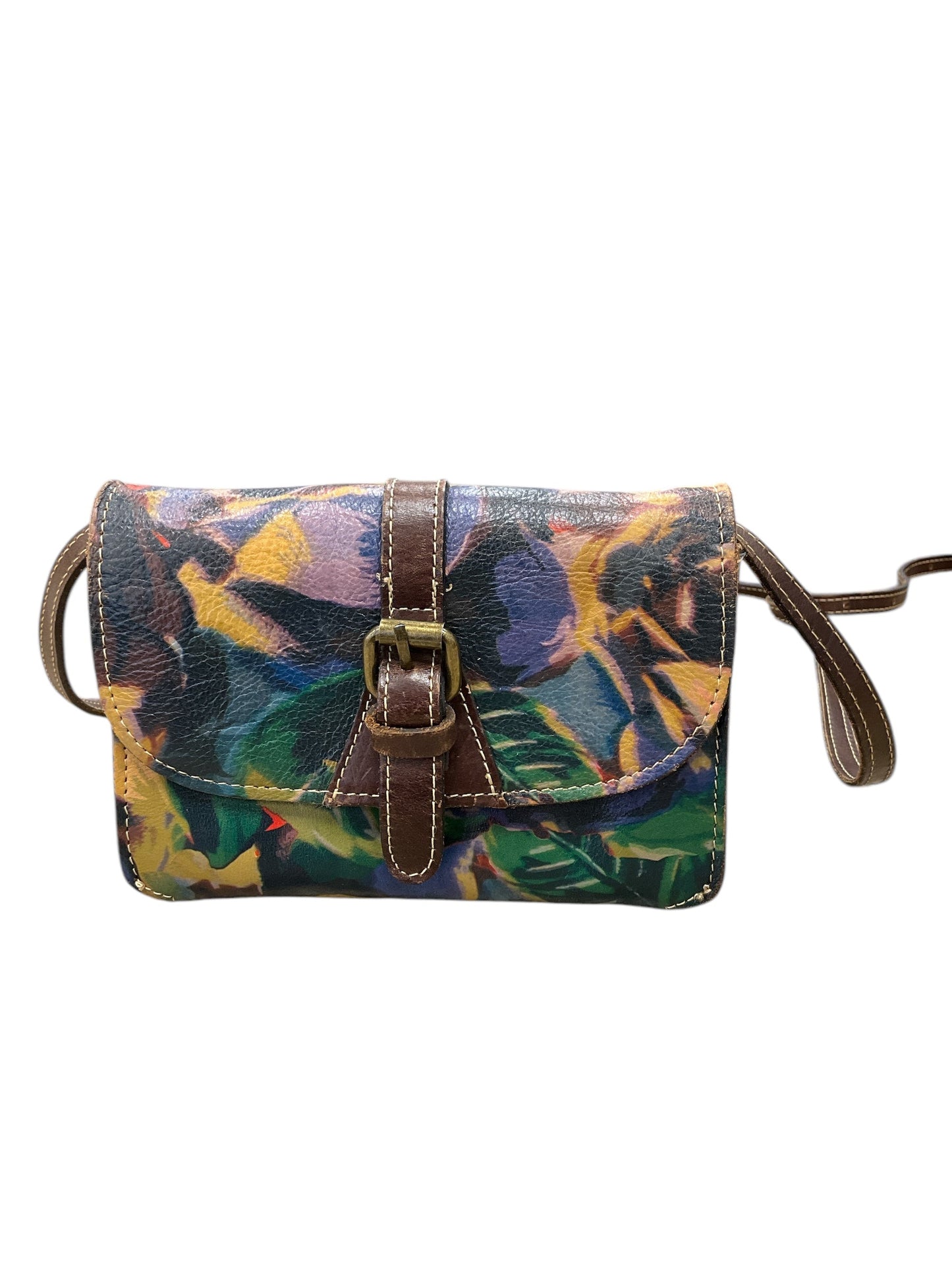 Crossbody Leather By Patricia Nash, Size: Small