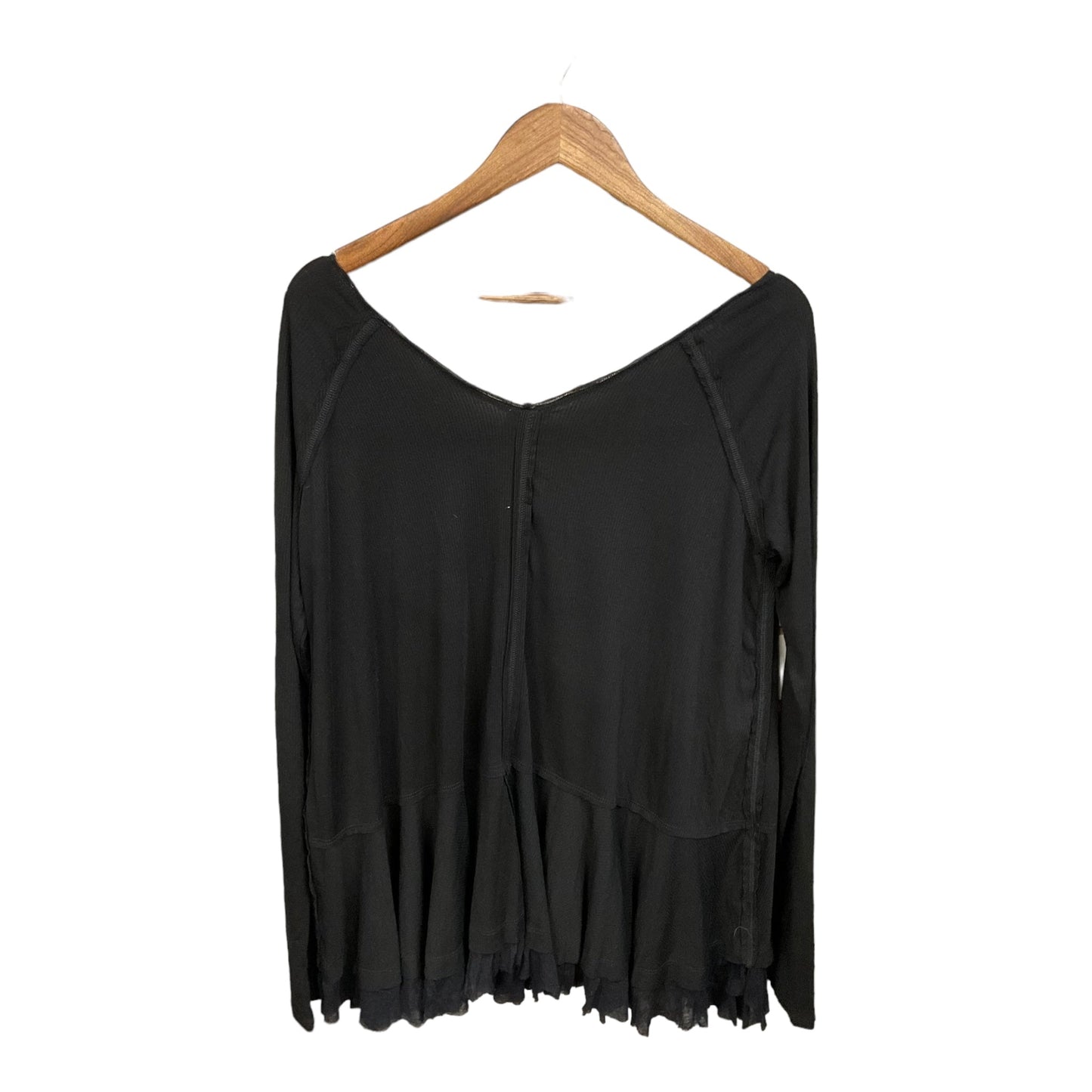 Top Long Sleeve By We The Free In Black, Size: M