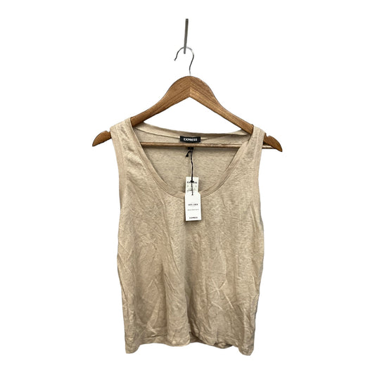 Tank Top By Express In Beige, Size: S