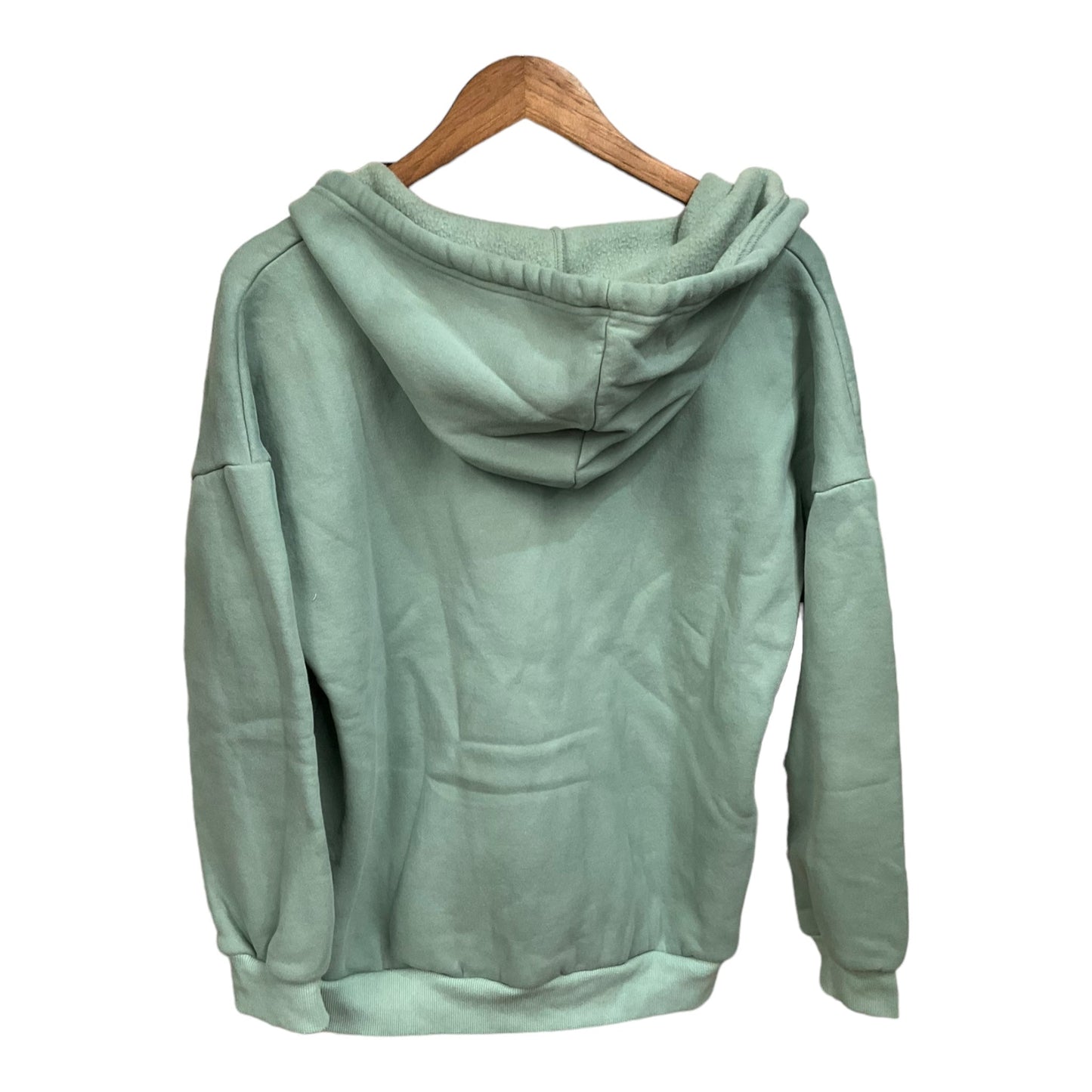 Sweatshirt Hoodie By Clothes Mentor In Green, Size: S