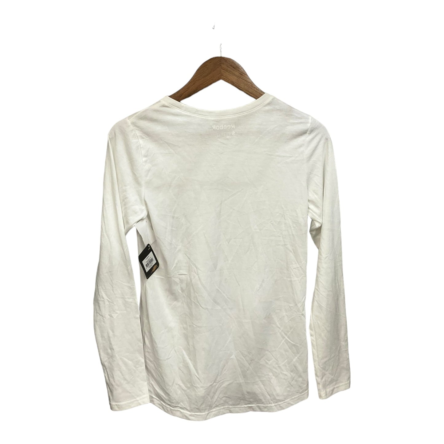 Top Long Sleeve Basic By Reebok In White, Size: S