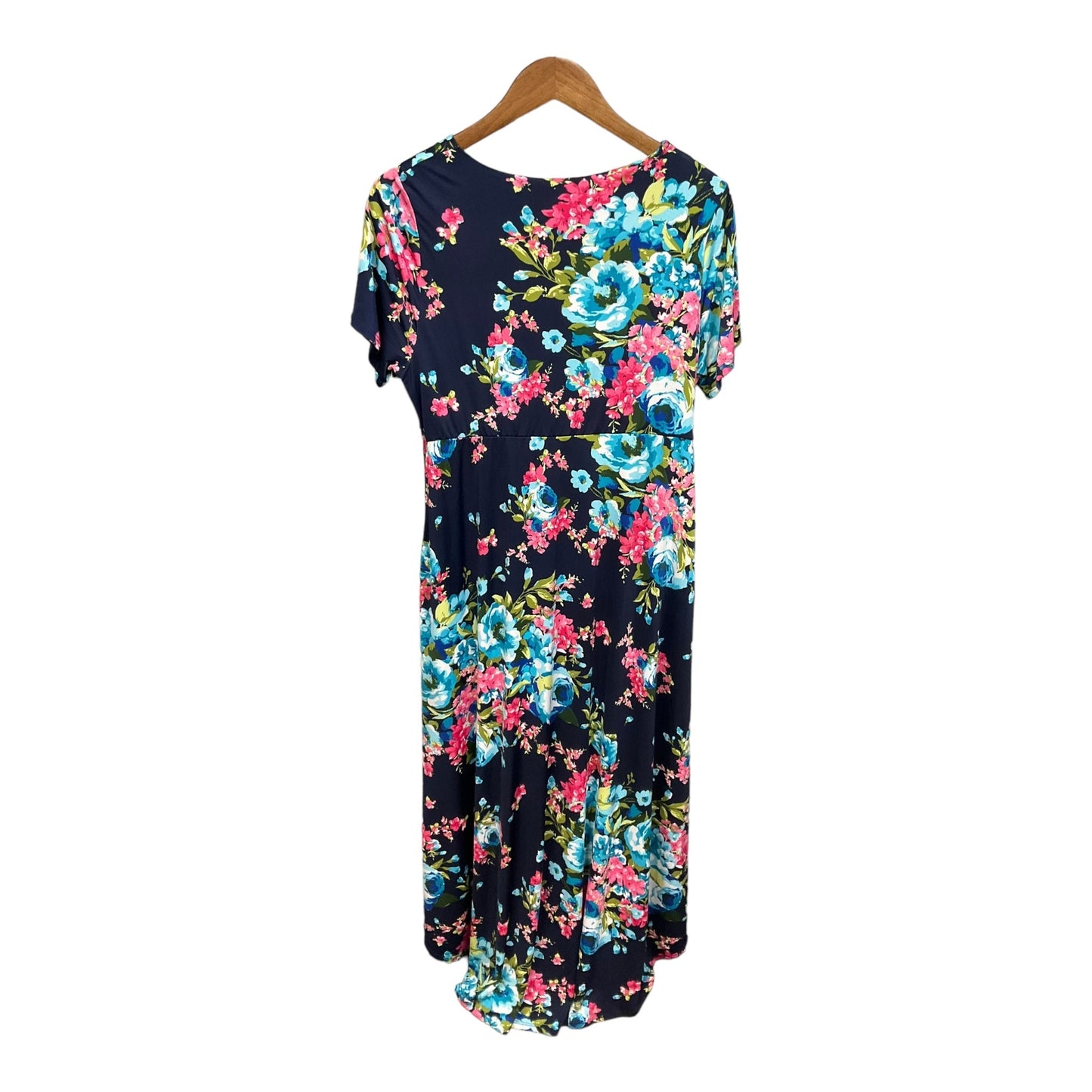 Dress Casual Midi By Clothes Mentor In Floral Print, Size: 1x