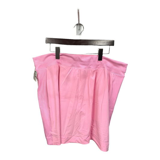 Athletic Skort By Members Mark In Pink, Size: Xxl