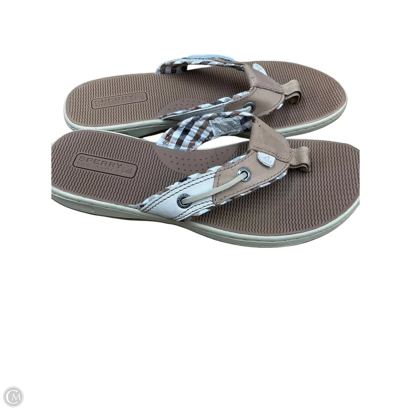 Sandals Flip Flops By Sperry In Brown, Size: 7