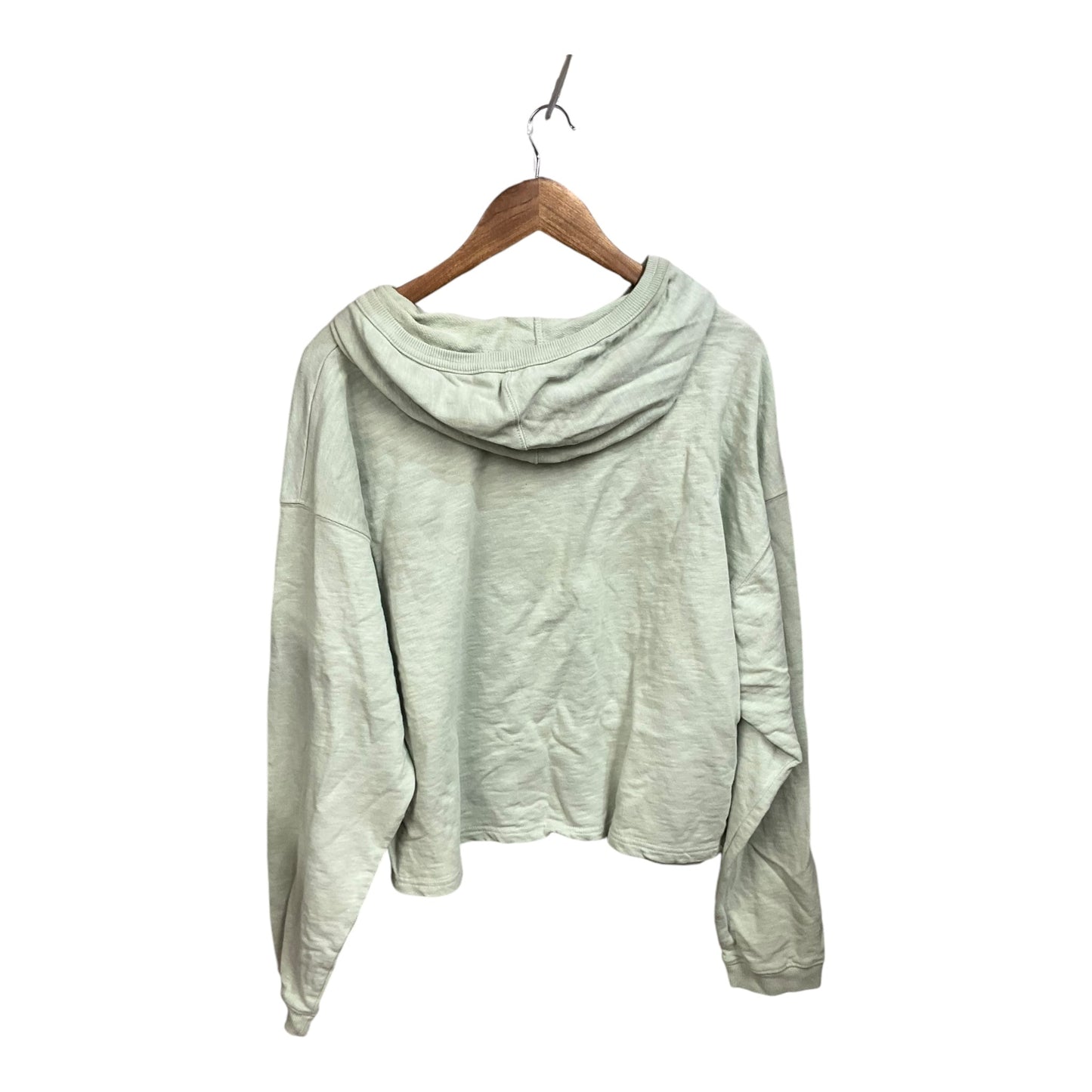 Sweatshirt Hoodie By Clothes Mentor In Green, Size: Xl