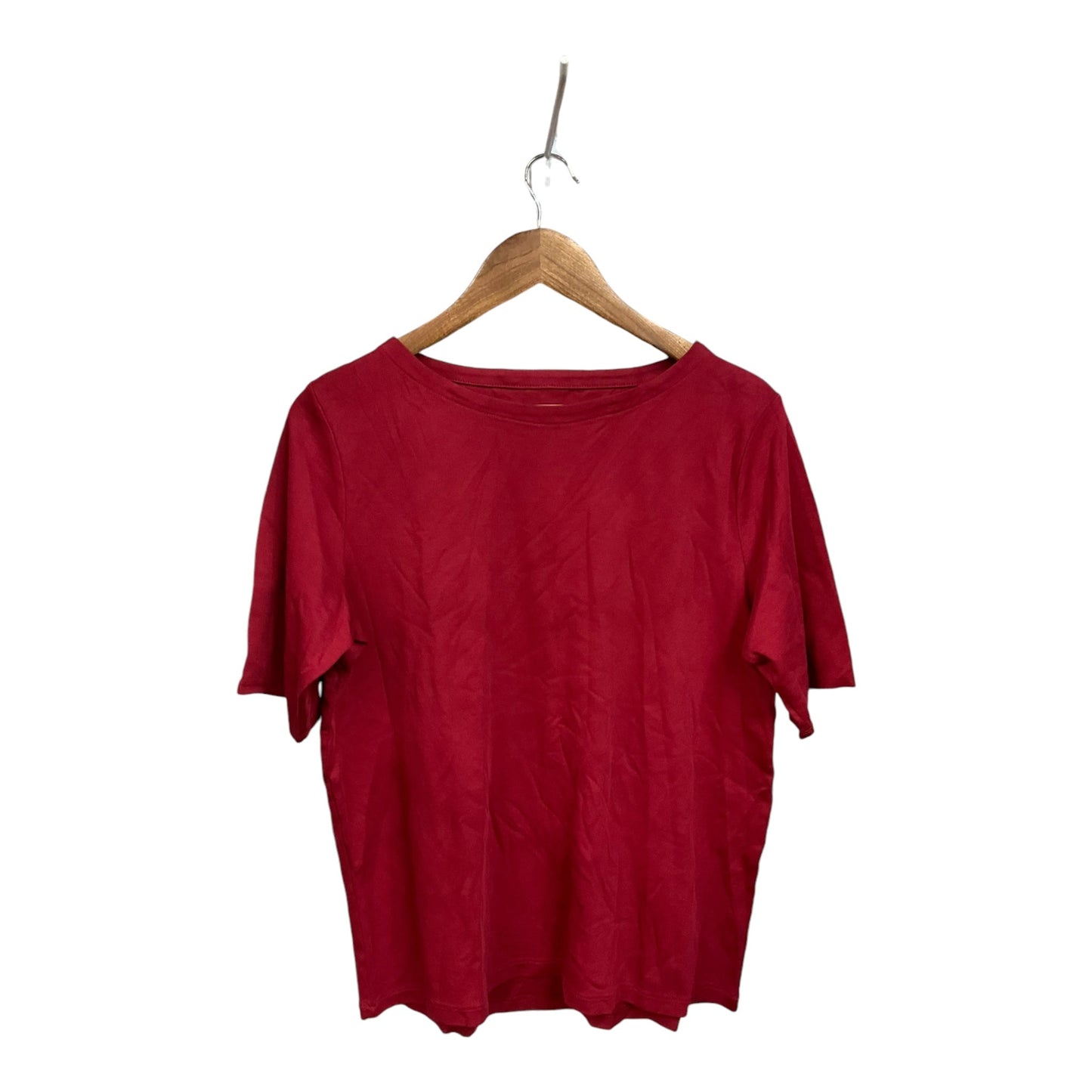 Top Short Sleeve Basic By J. Jill In Red, Size: M