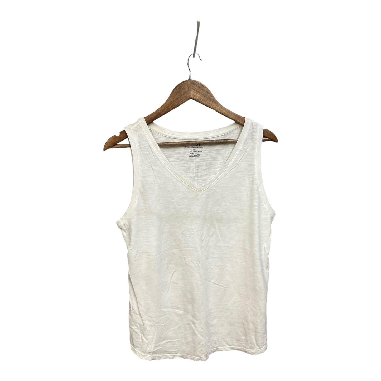 Tank Top By Chicos In White, Size: M