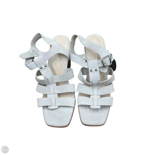 Sandals Heels Block By Marc Fisher In Cream, Size: 10