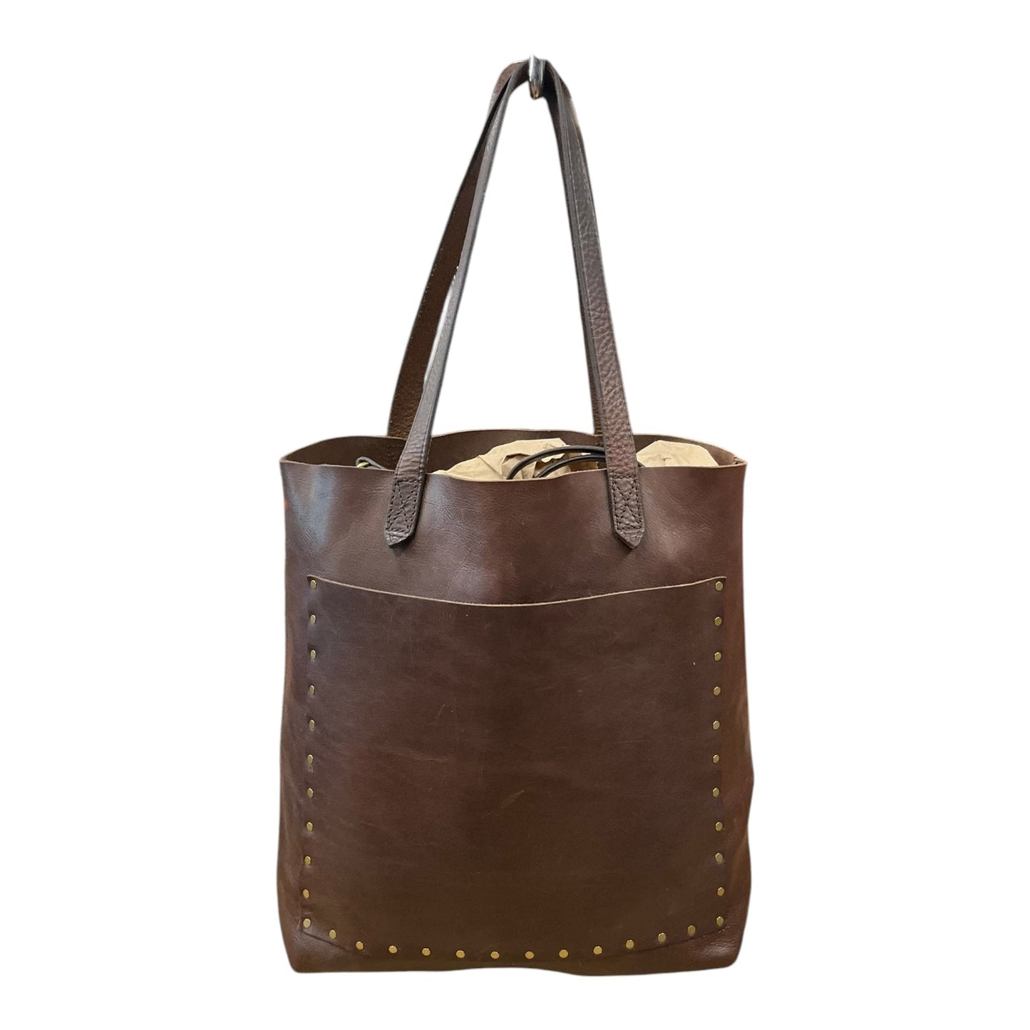 Tote Leather By Madewell, Size: Medium