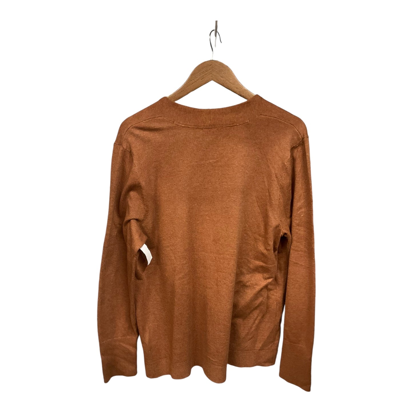 Top Long Sleeve Basic By J. Jill In Brown, Size: Xl