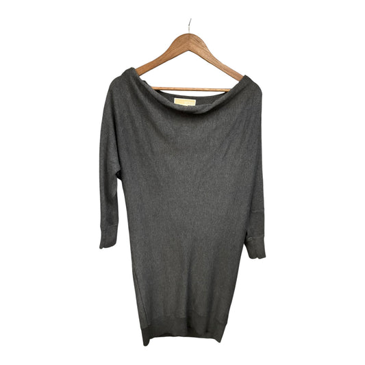 Dress Sweater By Michael By Michael Kors In Grey, Size: Xs