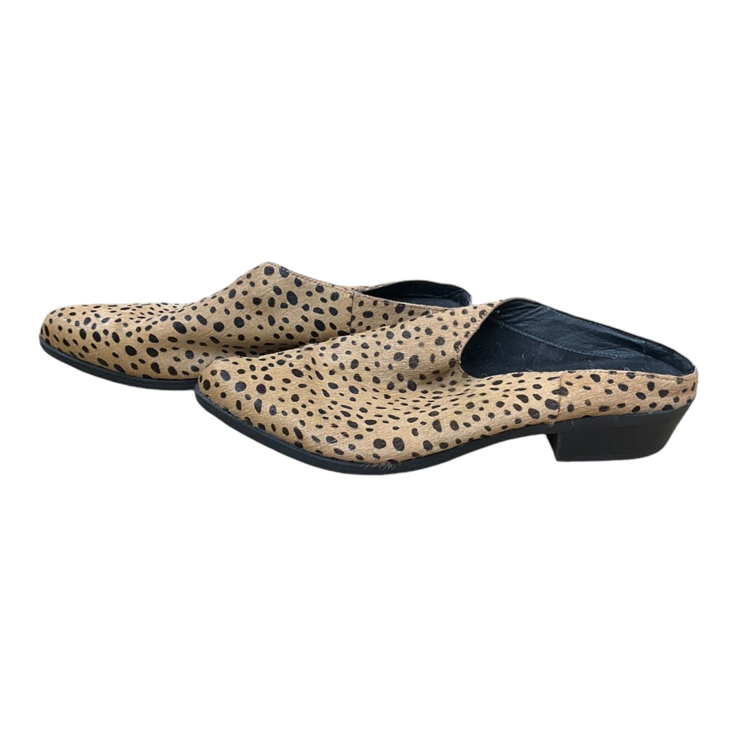 Shoes Heels Block By Crown Vintage In Animal Print, Size: 9