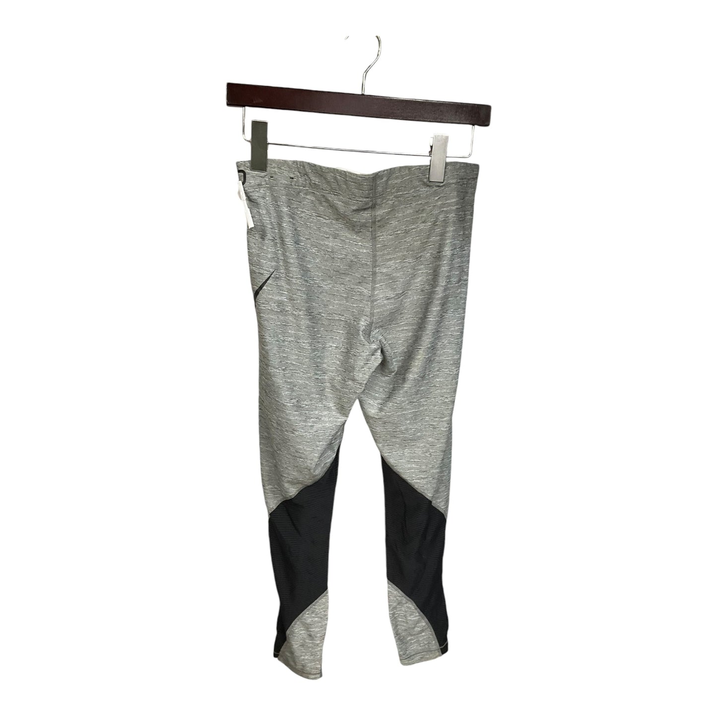 Athletic Leggings By Nike Apparel In Grey, Size: L