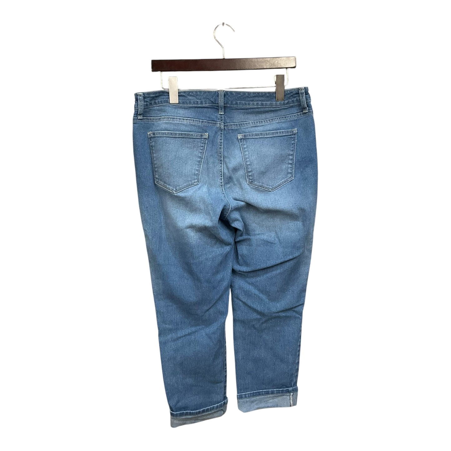 Jeans Skinny By New Directions In Blue Denim, Size: 12