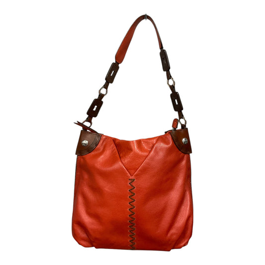 Handbag Leather By Brighton, Size: Medium