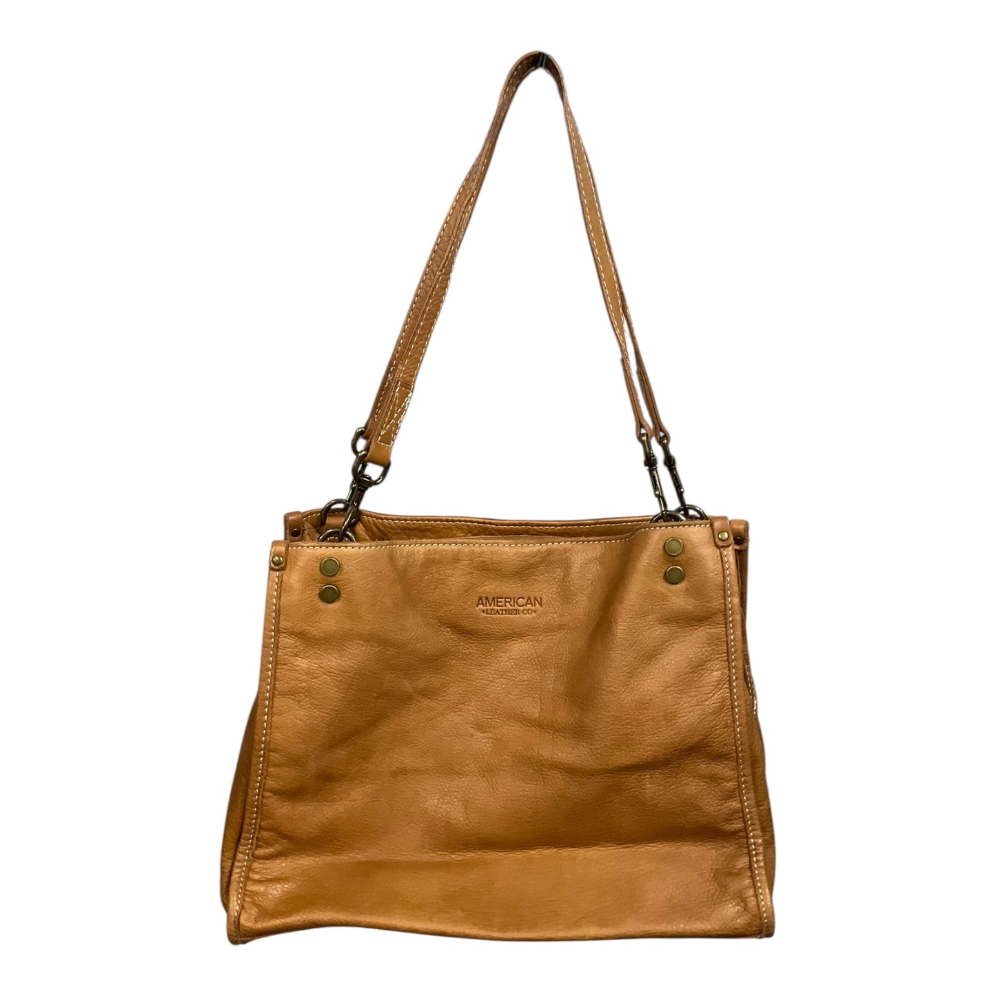 Handbag Leather By Cmc, Size: Large