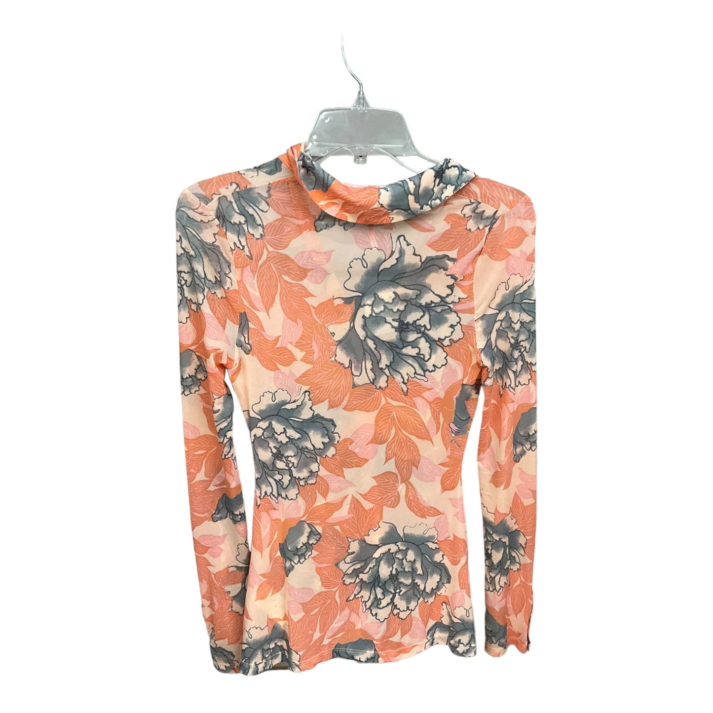 Floral Blouse Long Sleeve Free People, Size Xs