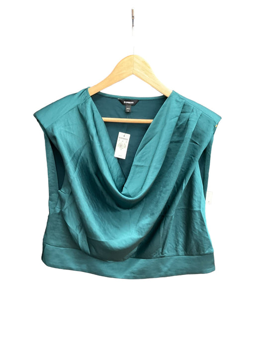 Emerald Blouse Sleeveless Express, Size Xl