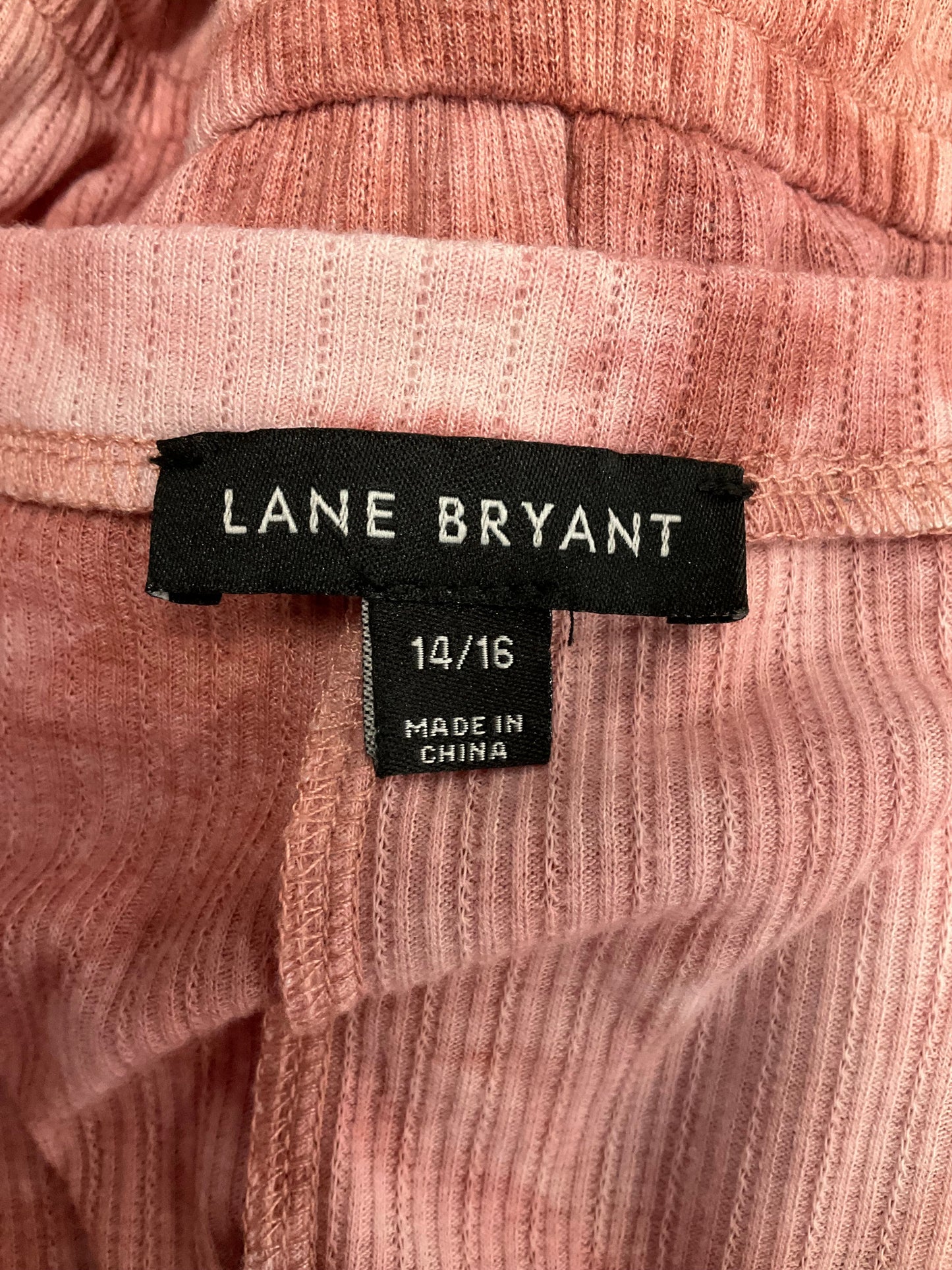 Tie Dye Print Top Short Sleeve Lane Bryant, Size 1x