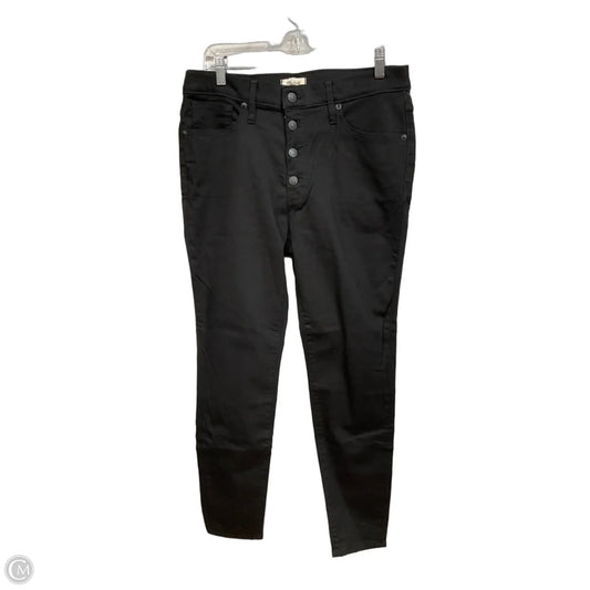 Jeans Skinny By Madewell In Black, Size: 12