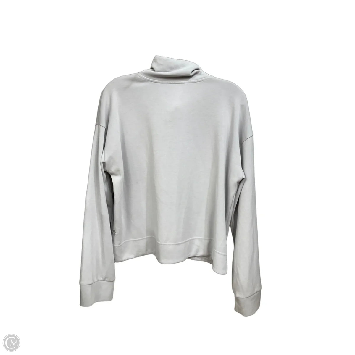 Athletic Sweatshirt Collar By Athleta In Grey, Size: L