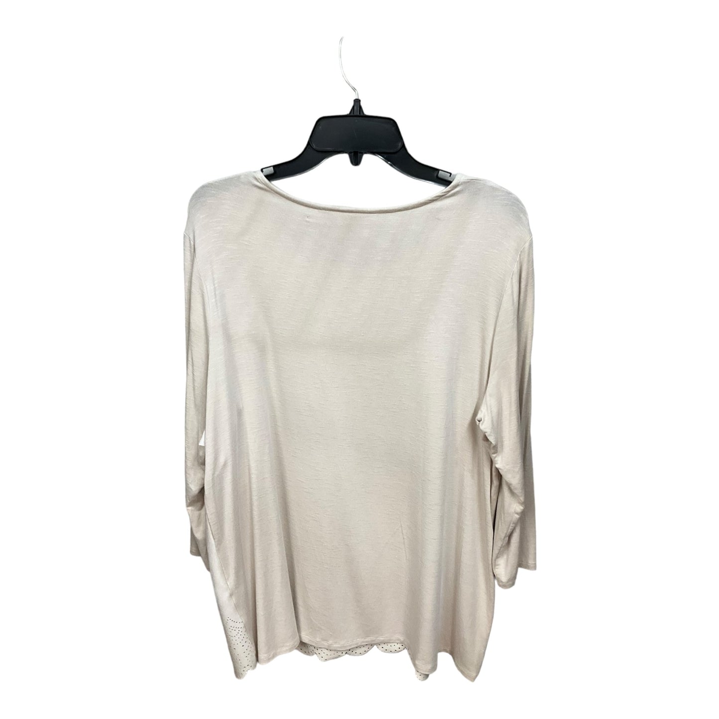 Tan Top Long Sleeve Chicos, Size L