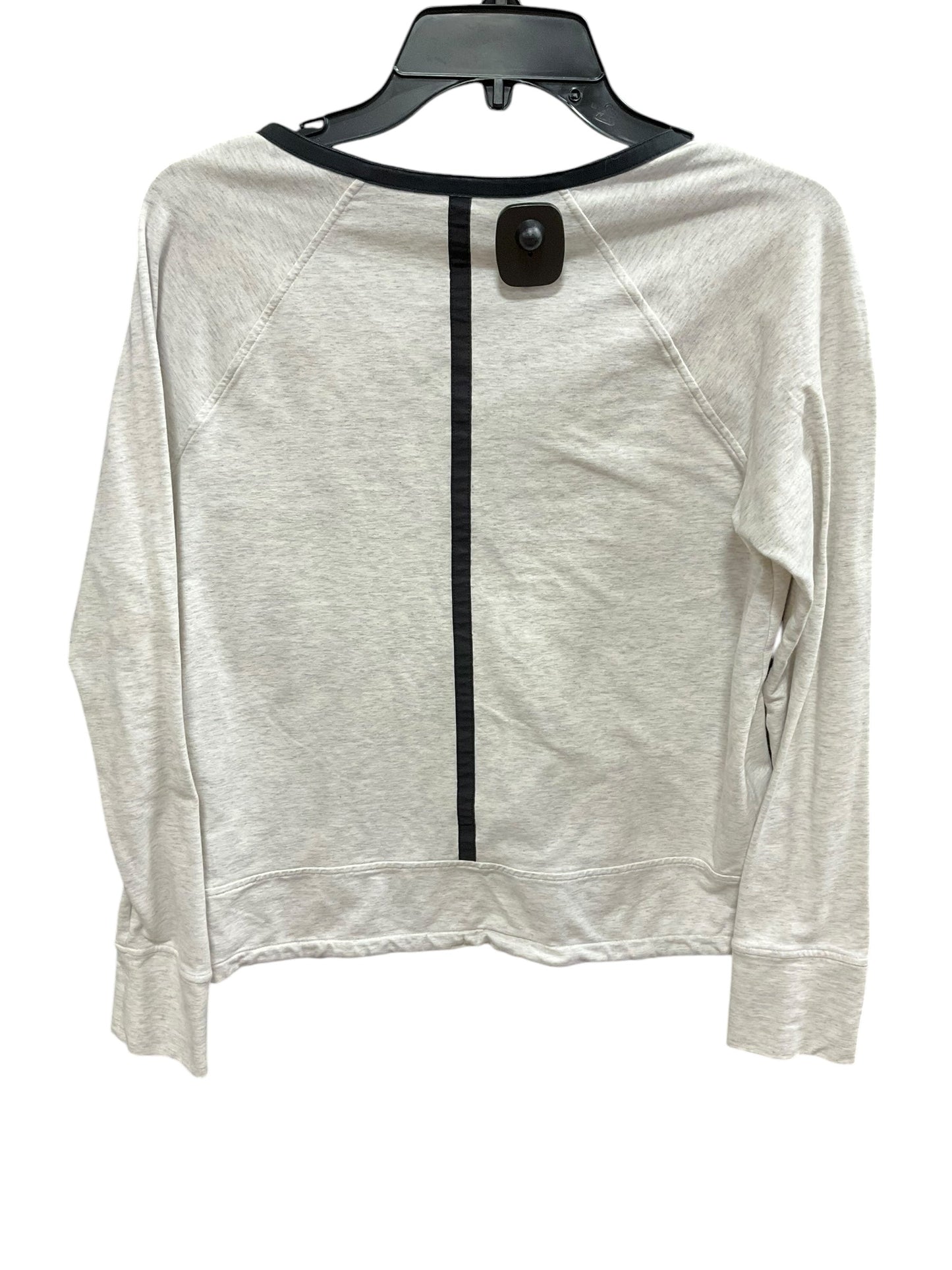 Athletic Top Long Sleeve Crewneck By Athleta In Grey, Size: S