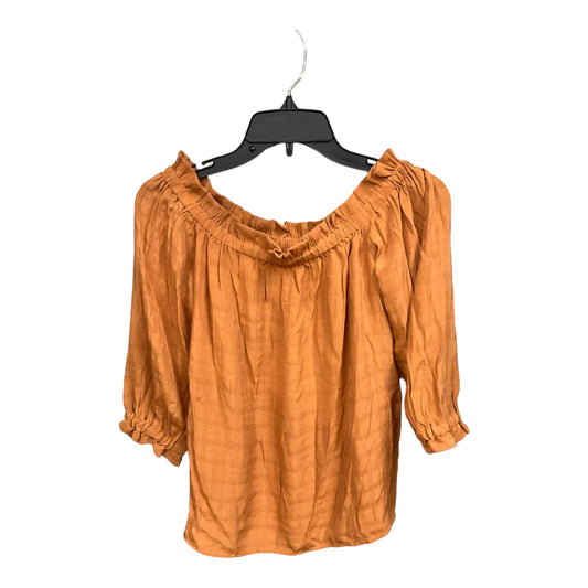 Orange Top 3/4 Sleeve Ann Taylor, Size Xs