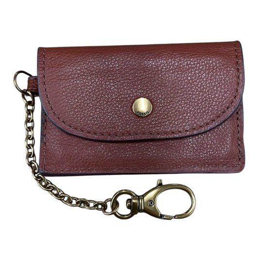 Coin Purse Leather By Fossil, Size: Small