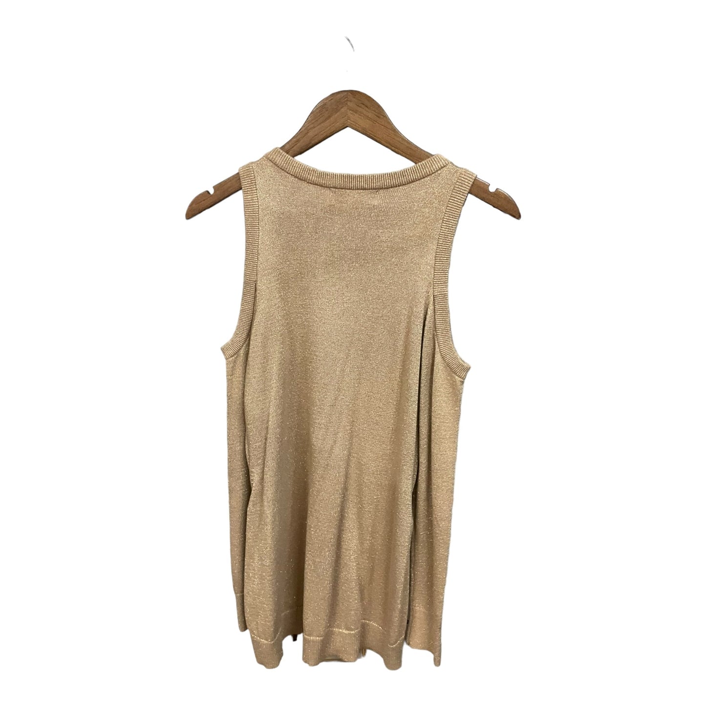 Top Long Sleeve By Michael By Michael Kors In Gold, Size: S