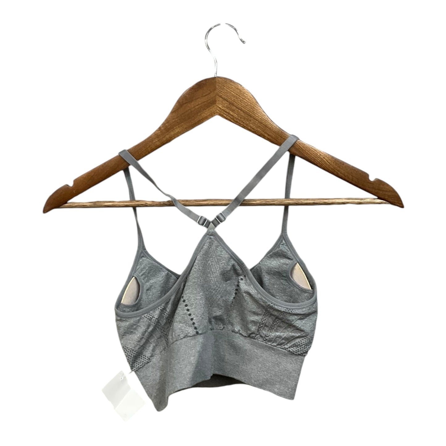 Athletic Bra By Clothes Mentor In Grey, Size: S