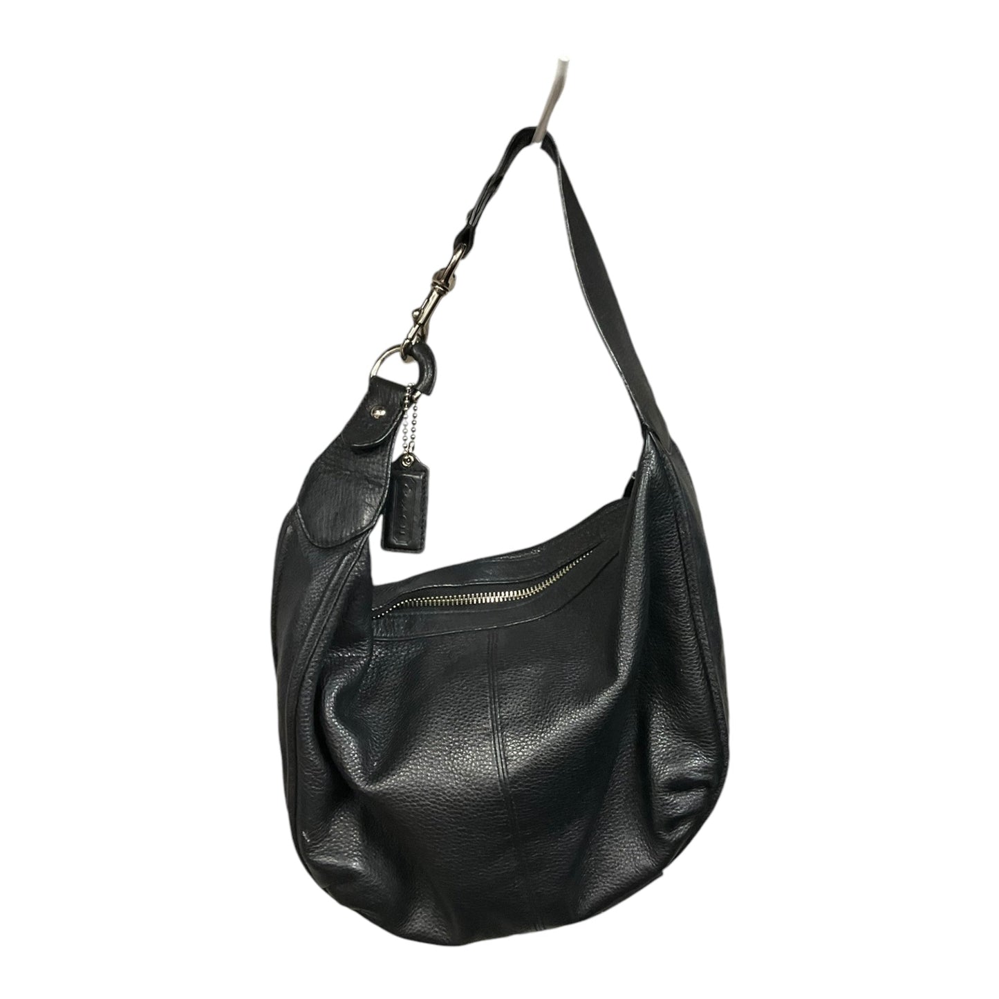 Handbag Leather By Coach, Size: Medium