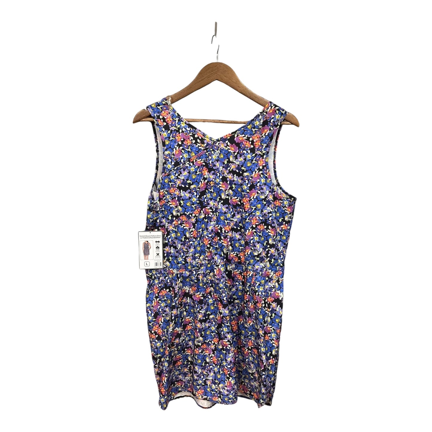 Athletic Dress By Rbx In Floral Print, Size: L