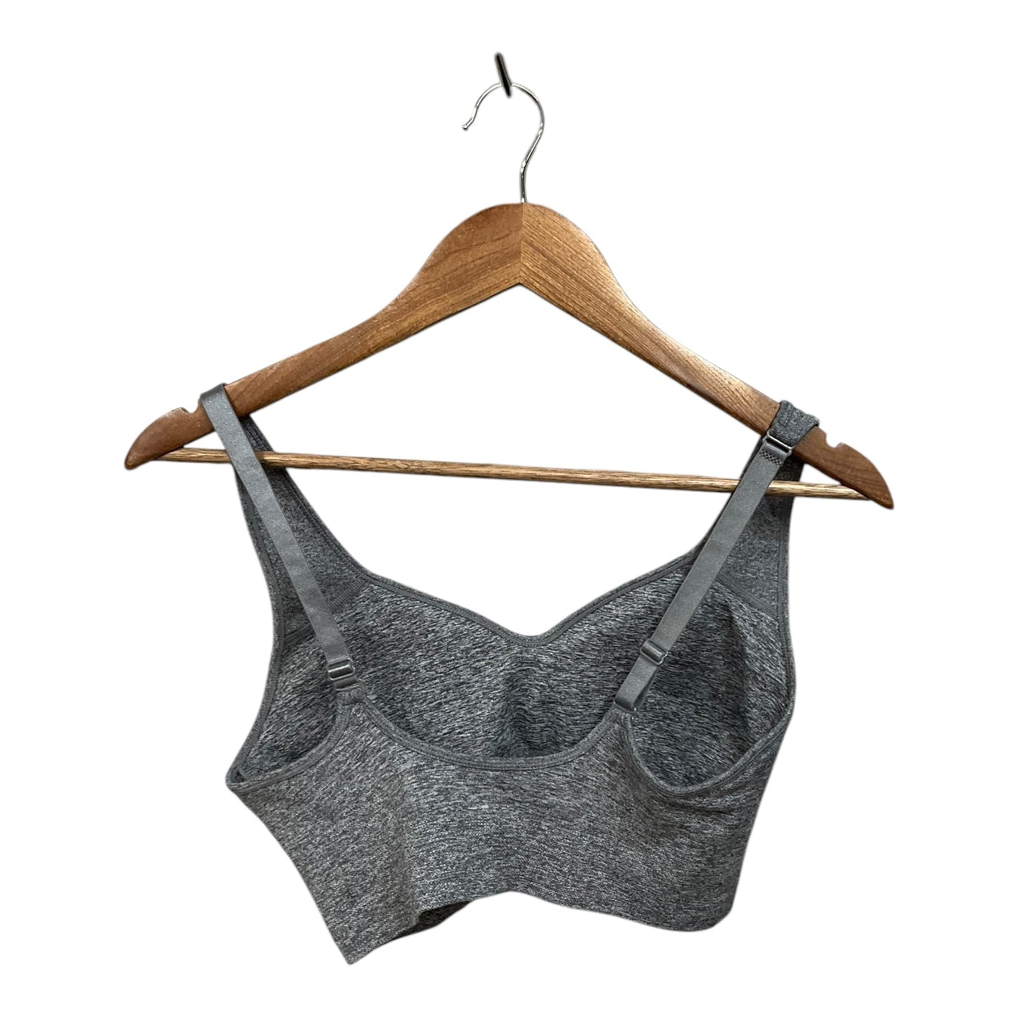 Athletic Bra By Puma In Grey, Size: L