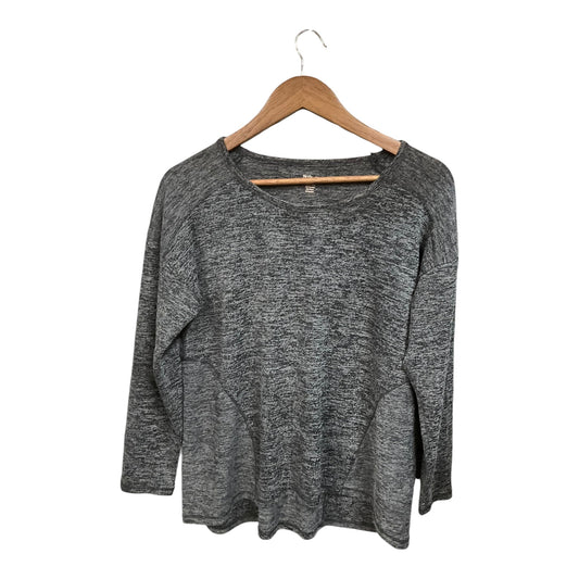 Top Long Sleeve By Style And Co Collection Women In Black, Size: M