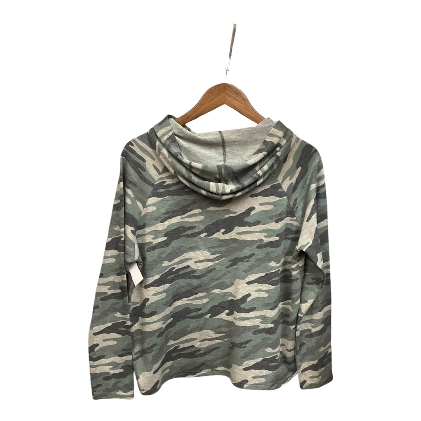 Top Long Sleeve By Clothes Mentor In Camouflage Print, Size: L