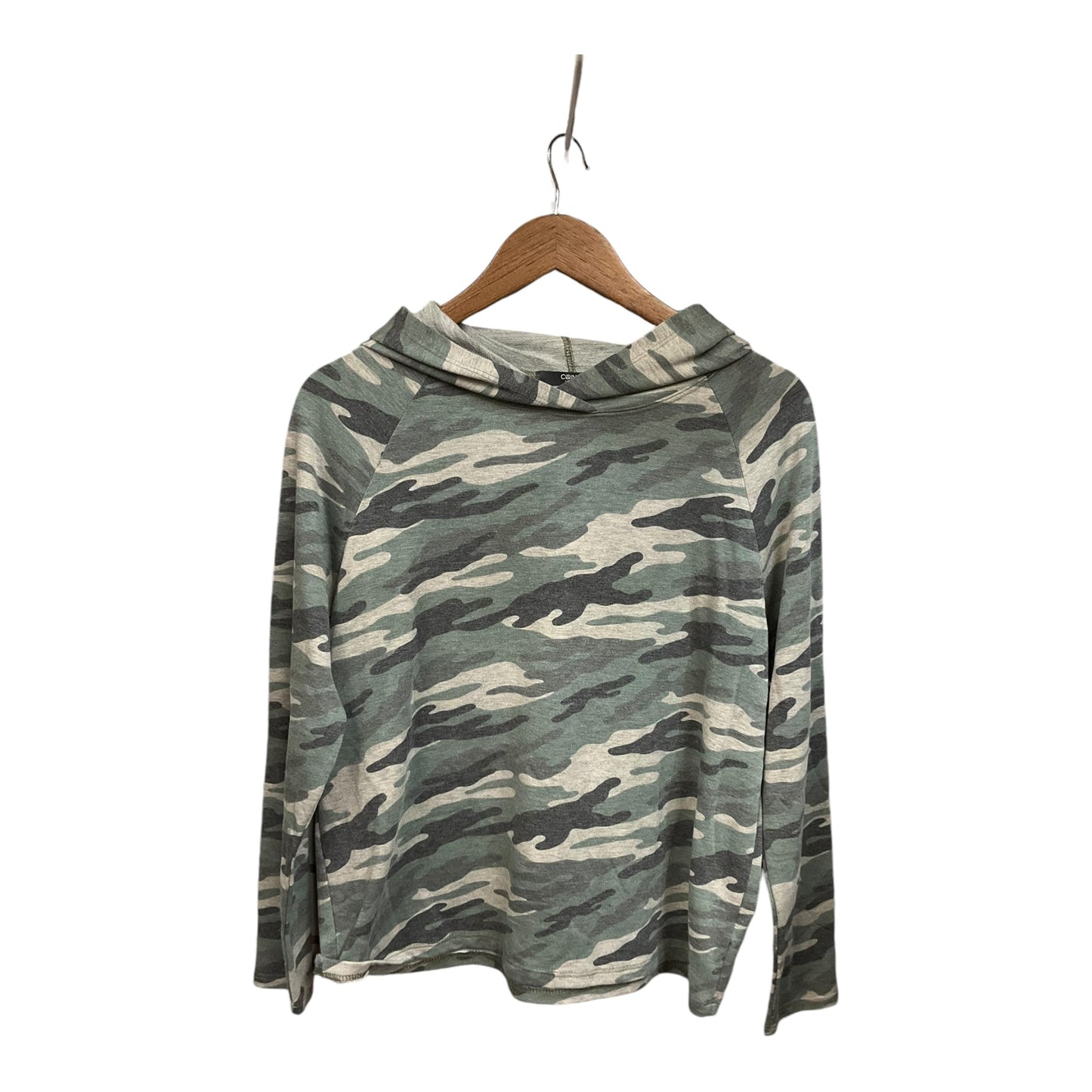 Top Long Sleeve By Clothes Mentor In Camouflage Print, Size: L