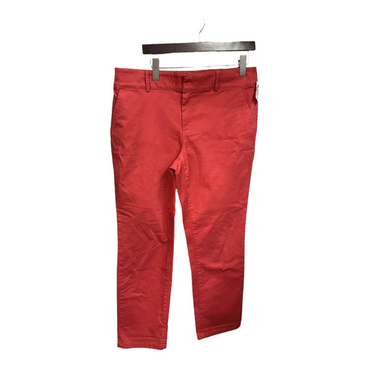 Pants Chinos & Khakis By Loft In Red, Size: 12